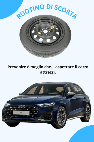 Ruotino scorta per audi - 18",